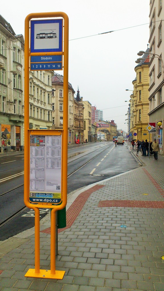 "Stodolní" 150 m od našeho obchůdku